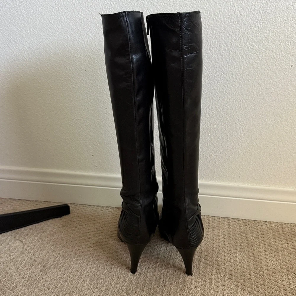 Cole Haan Black Heeled Boots - Picture 5 of 10